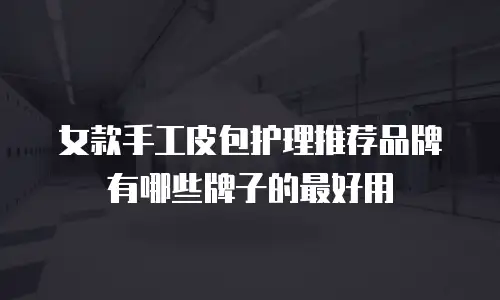 女款手工皮包护理推荐品牌有哪些牌子的最好用