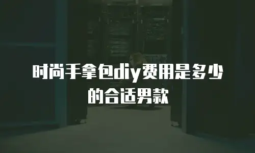 时尚手拿包diy费用是多少的合适男款