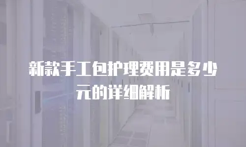 新款手工包护理费用是多少元的详细解析