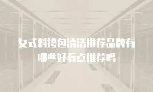 女式斜挎包清洁推荐品牌有哪些好看点推荐吗
