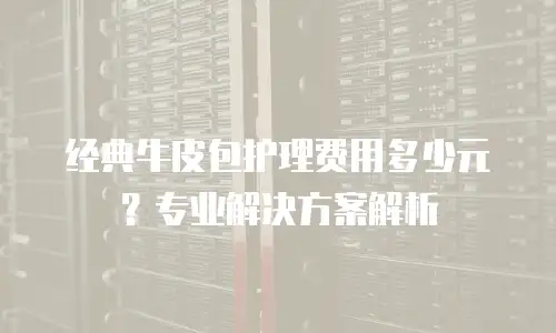 经典牛皮包护理费用多少元？专业解决方案解析