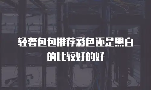 轻奢包包推荐彩色还是黑白的比较好的好