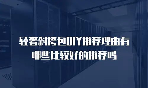 轻奢斜挎包DIY推荐理由有哪些比较好的推荐吗