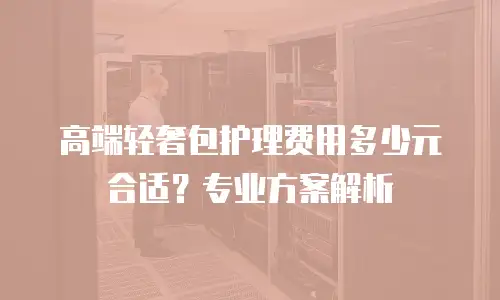 高端轻奢包护理费用多少元合适？专业方案解析