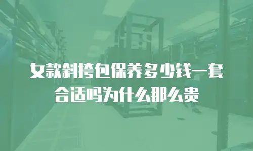 女款斜挎包保养多少钱一套合适吗为什么那么贵