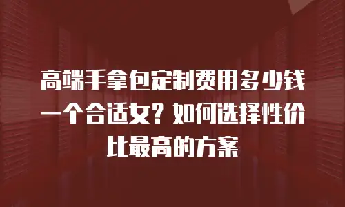 高端手拿包定制费用多少钱一个合适女？如何选择性价比最高的方案