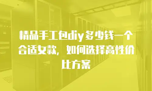 精品手工包diy多少钱一个合适女款，如何选择高性价比方案