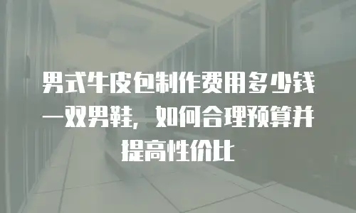 男式牛皮包制作费用多少钱一双男鞋，如何合理预算并提高性价比