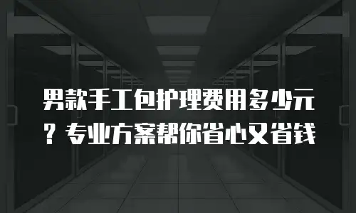 男款手工包护理费用多少元？专业方案帮你省心又省钱