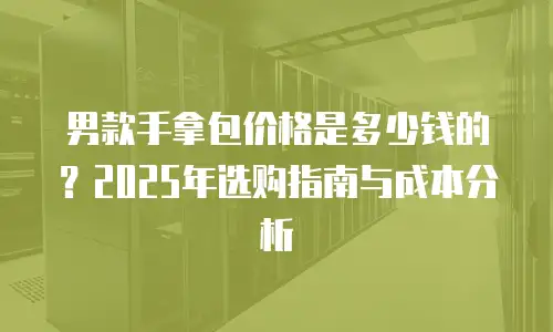 男款手拿包价格是多少钱的？2025年选购指南与成本分析