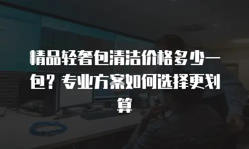 精品轻奢包清洁价格多少一包？专业方案如何选择更划算