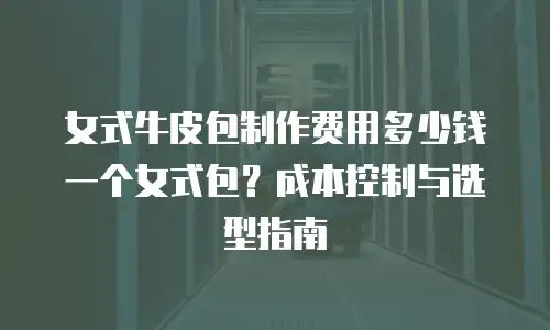 女式牛皮包制作费用多少钱一个女式包？成本控制与选型指南