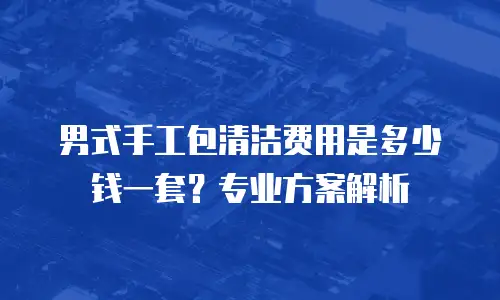 男式手工包清洁费用是多少钱一套？专业方案解析