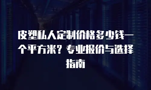 皮塑私人定制价格多少钱一个平方米？专业报价与选择指南