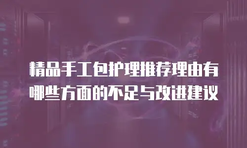 精品手工包护理推荐理由有哪些方面的不足与改进建议
