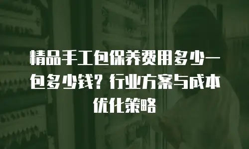 精品手工包保养费用多少一包多少钱？行业方案与成本优化策略