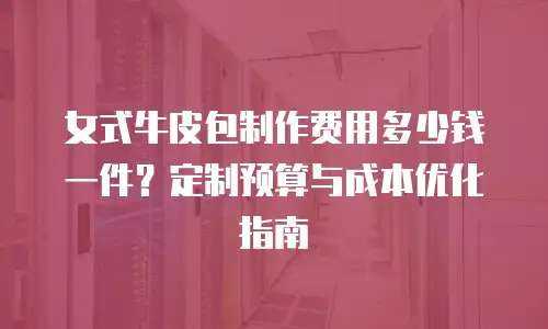 女式牛皮包制作费用多少钱一件？定制预算与成本优化指南