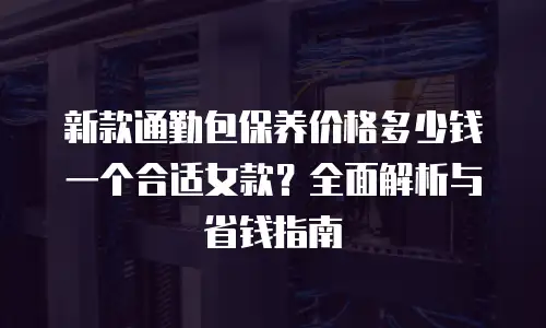 新款通勤包保养价格多少钱一个合适女款？全面解析与省钱指南