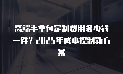 高端手拿包定制费用多少钱一件？2025年成本控制新方案