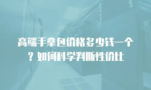 高端手拿包价格多少钱一个？如何科学判断性价比