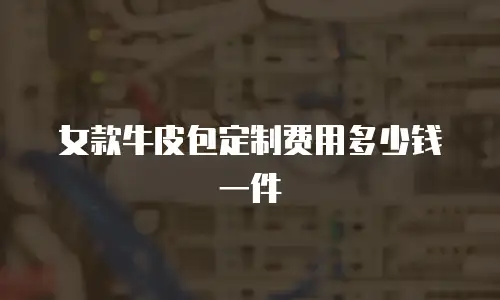 女款牛皮包定制费用多少钱一件