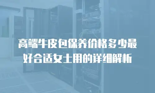 高端牛皮包保养价格多少最好合适女士用的详细解析