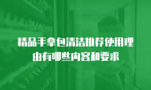 精品手拿包清洁推荐使用理由有哪些内容和要求