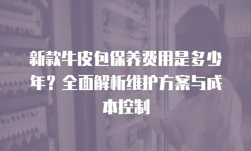 新款牛皮包保养费用是多少年？全面解析维护方案与成本控制