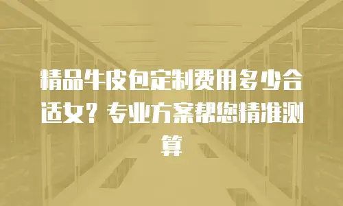 精品牛皮包定制费用多少合适女？专业方案帮您精准测算