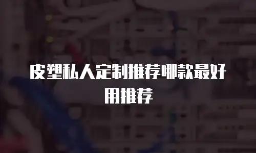 皮塑私人定制推荐哪款最好用推荐