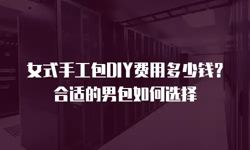 女式手工包DIY费用多少钱？合适的男包如何选择