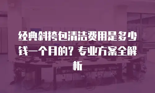 经典斜挎包清洁费用是多少钱一个月的？专业方案全解析