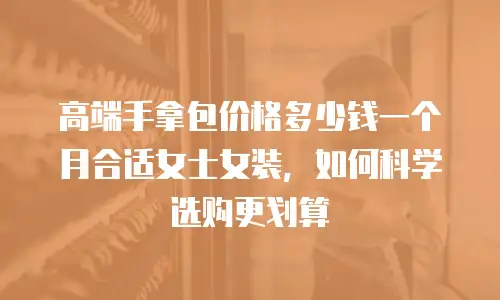 高端手拿包价格多少钱一个月合适女士女装，如何科学选购更划算