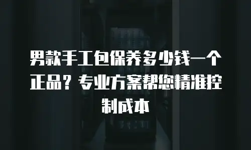 男款手工包保养多少钱一个正品？专业方案帮您精准控制成本