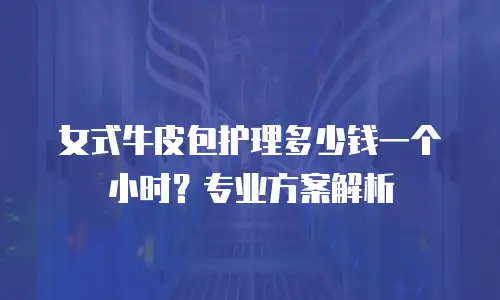 女式牛皮包护理多少钱一个小时？专业方案解析