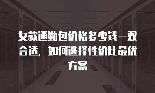女款通勤包价格多少钱一双合适，如何选择性价比最优方案