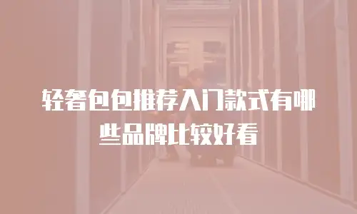 轻奢包包推荐入门款式有哪些品牌比较好看