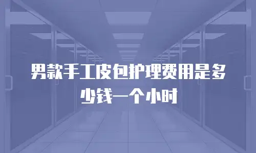 男款手工皮包护理费用是多少钱一个小时