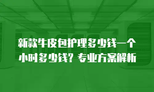新款牛皮包护理多少钱一个小时多少钱？专业方案解析
