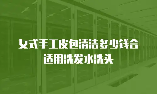 女式手工皮包清洁多少钱合适用洗发水洗头