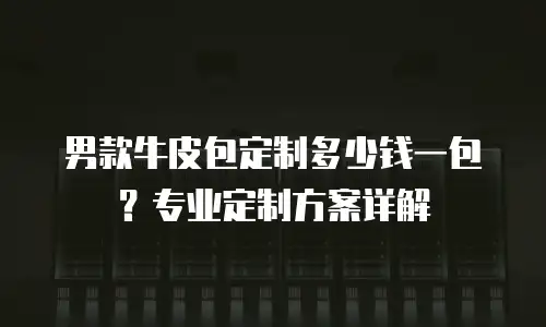 男款牛皮包定制多少钱一包？专业定制方案详解