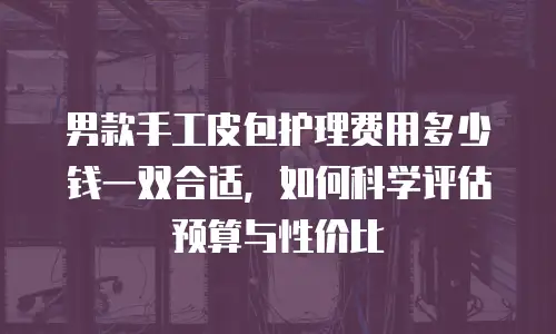 男款手工皮包护理费用多少钱一双合适，如何科学评估预算与性价比
