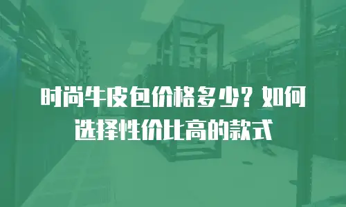 时尚牛皮包价格多少？如何选择性价比高的款式