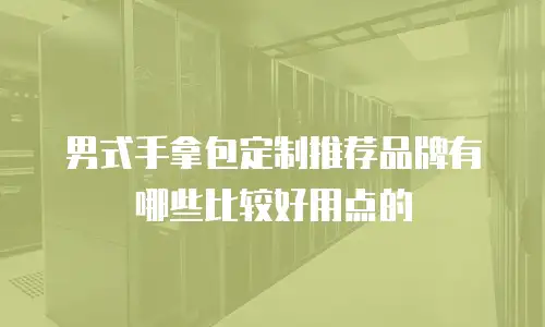 男式手拿包定制推荐品牌有哪些比较好用点的