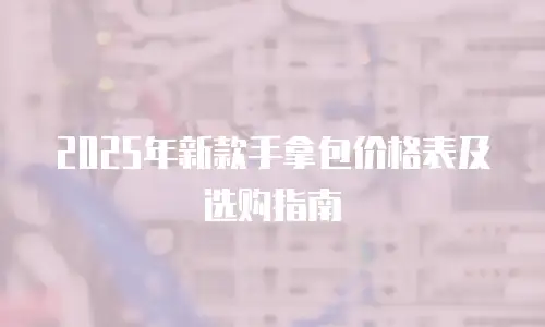 2025年新款手拿包价格表及选购指南