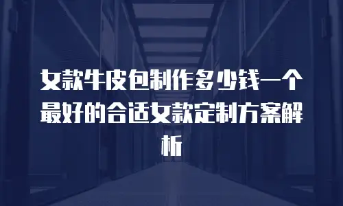 女款牛皮包制作多少钱一个最好的合适女款定制方案解析