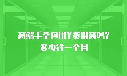 高端手拿包DIY费用高吗？多少钱一个月