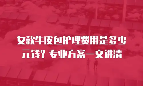 女款牛皮包护理费用是多少元钱？专业方案一文讲清