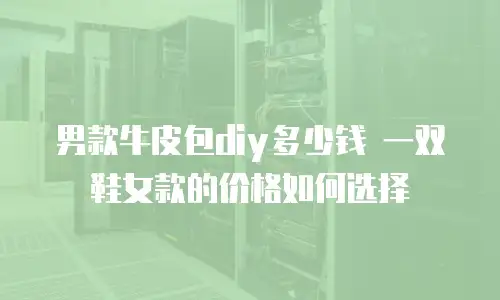 男款牛皮包diy多少钱 一双鞋女款的价格如何选择