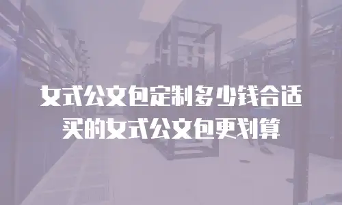 女式公文包定制多少钱合适买的女式公文包更划算